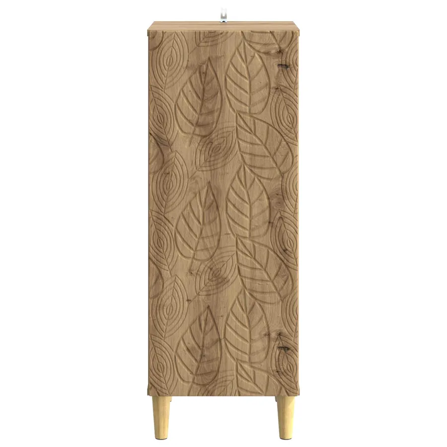 Buffet Chêne artisanal 33 x 34,5 x 90 cm Bois d'ingénierie - 5