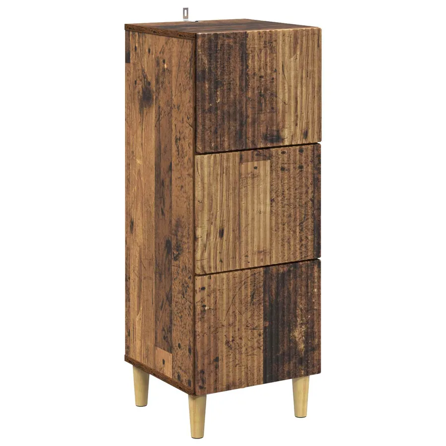 Armoire à tiroirs Bois ancien 33 x 34,5 x 90 cm - 2