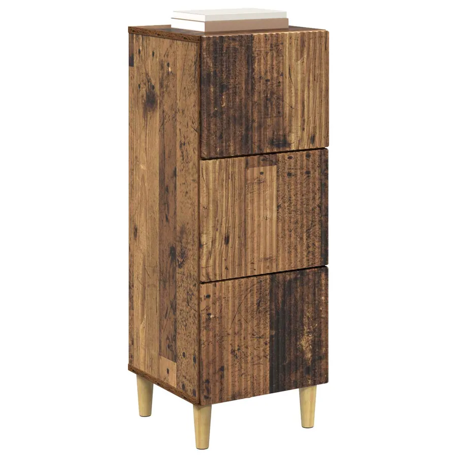 Armoire à tiroirs Bois ancien 33 x 34,5 x 90 cm - 3