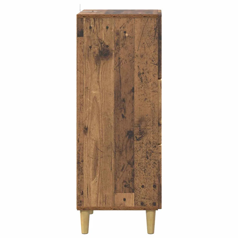 Armoire à tiroirs Bois ancien 33 x 34,5 x 90 cm - 7