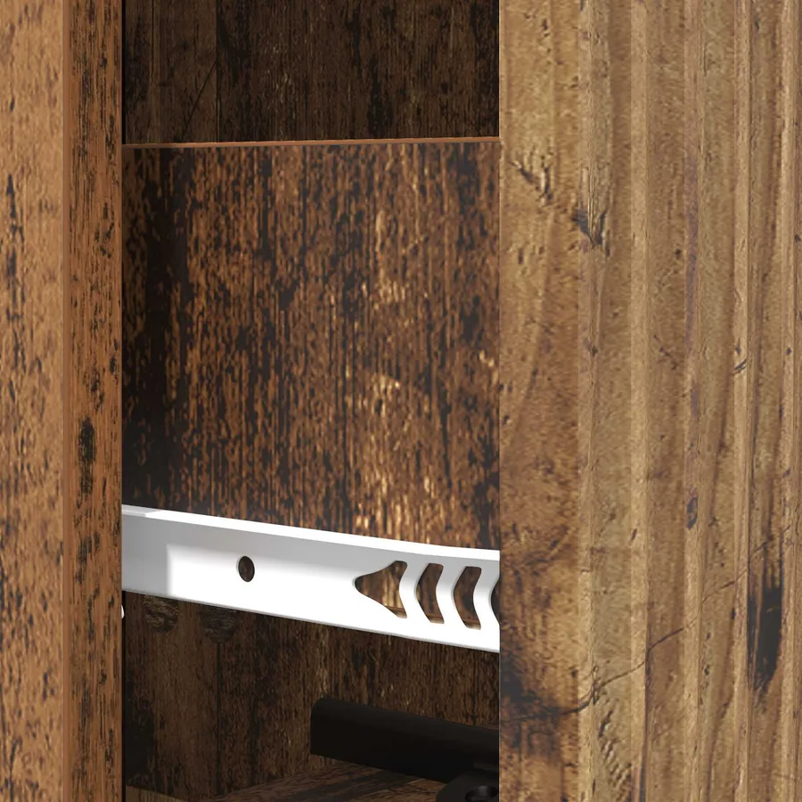 Armoire à tiroirs Bois ancien 33 x 34,5 x 90 cm - 8