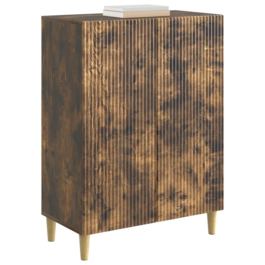 Buffet Chêne fumé 66 x 34,5 x 90 cm Bois d'ingénierie - 3