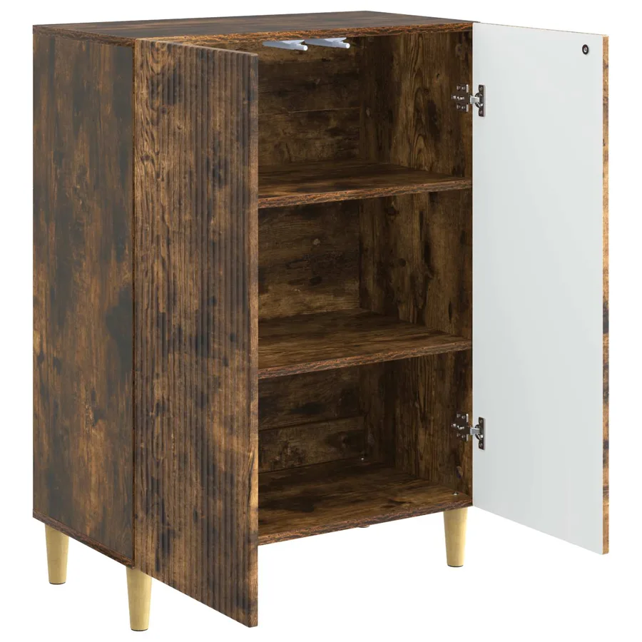 Buffet Chêne fumé 66 x 34,5 x 90 cm Bois d'ingénierie - 5
