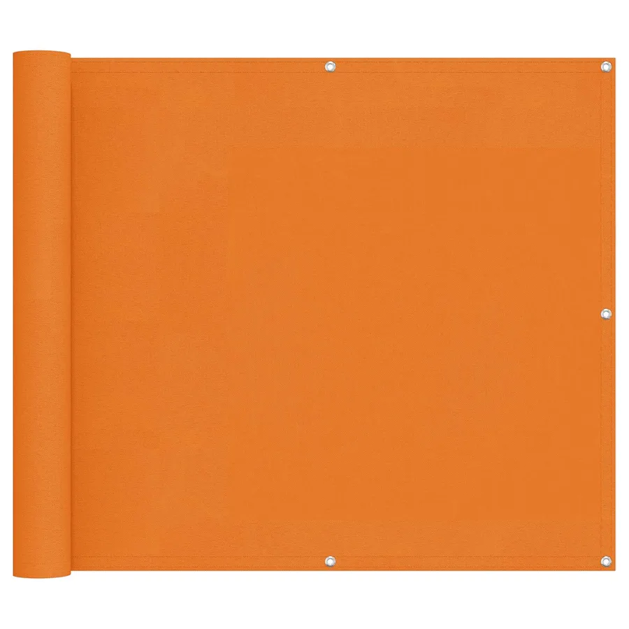 Écran de balcon Orange 100 x 300 cm Tissu Oxford - 2