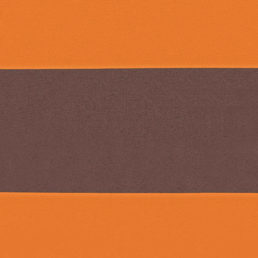 Écran de balcon Orange et marron 110 x 700 cm Tissu Oxford - 7