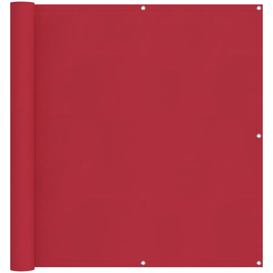 Écran de balcon Rouge 110 x 200 cm Tissu Oxford - 2