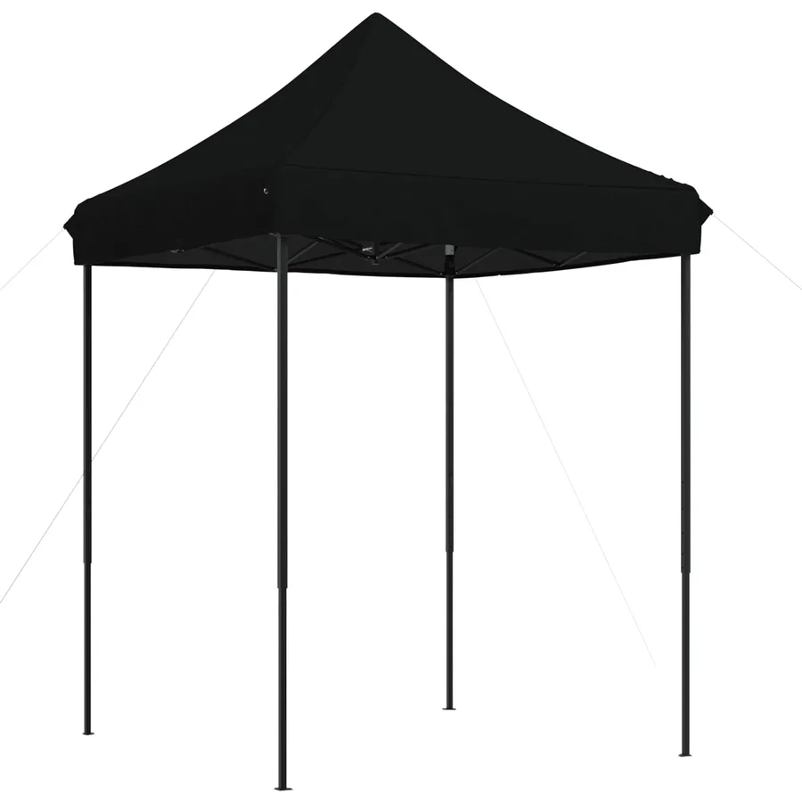 Tente de fête Noir 200 x 200 x 306 cm Tissu Oxford - 2