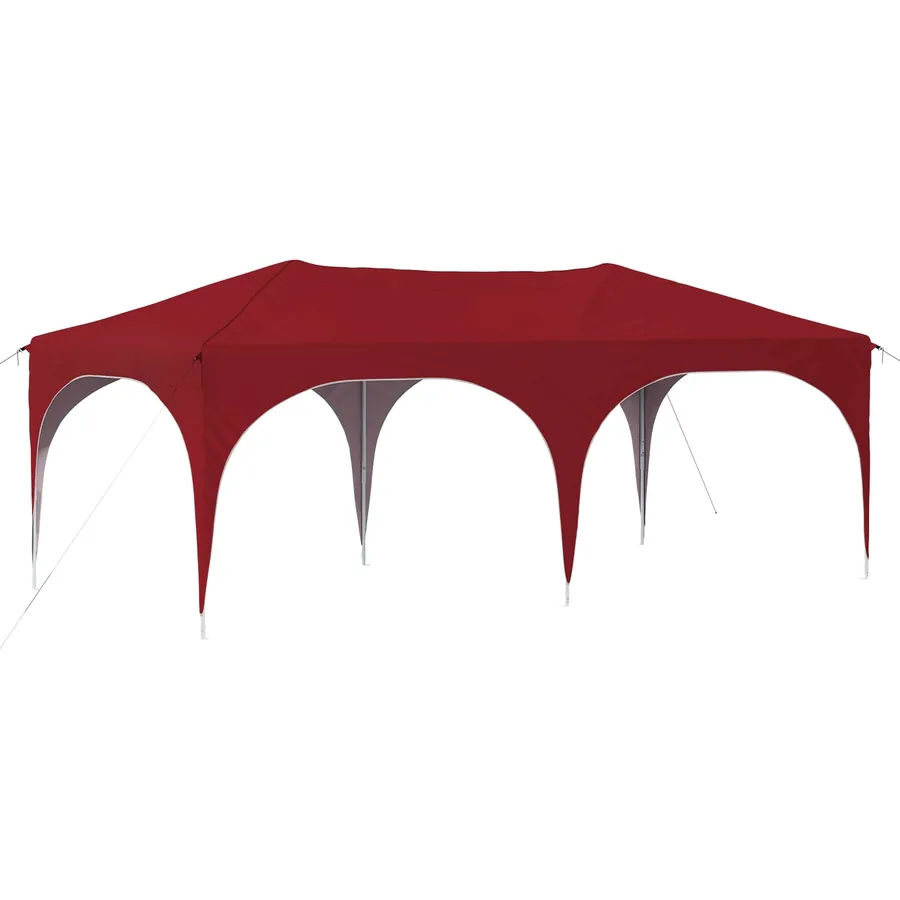 Tente de fête pop-up 575 x 288 x 245 cm Bordeaux Tissu Oxford - 2