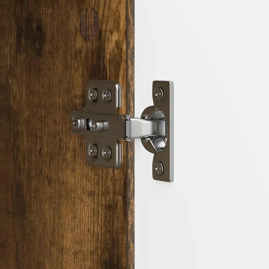 Meuble TV Chêne fumé 150 x 31 x 50 cm Bois d'ingénierie - 9