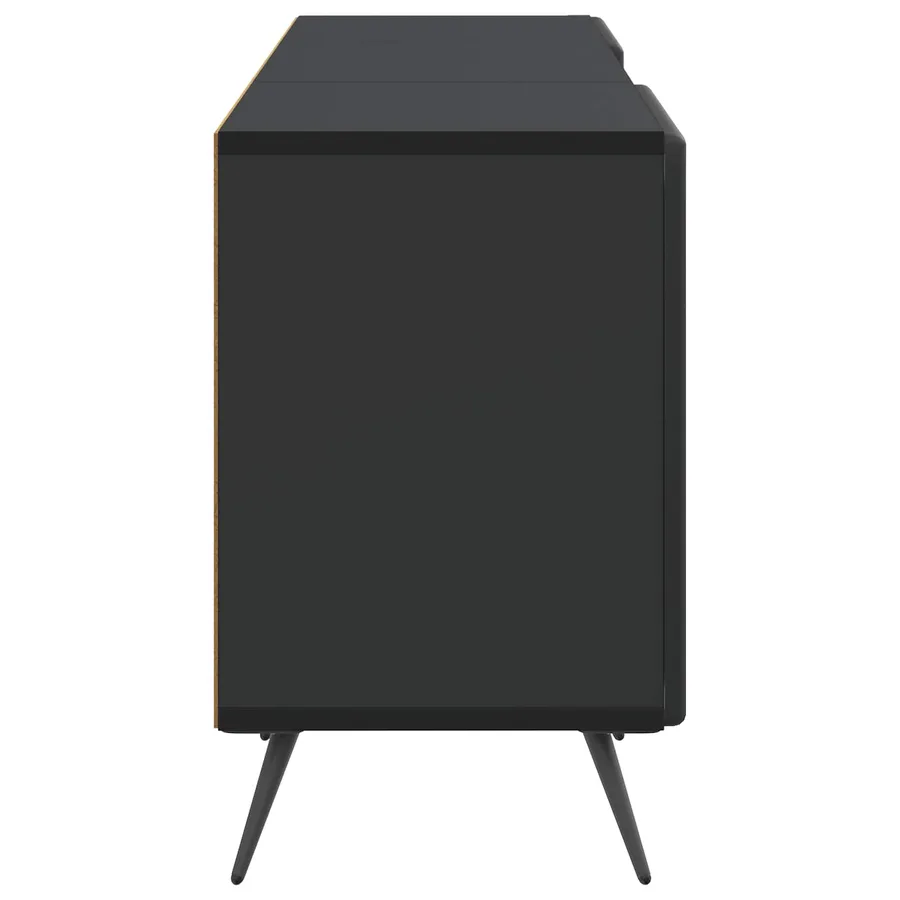 Meuble TV Noir 150 x 31 x 50 cm Bois d'ingénierie - 7
