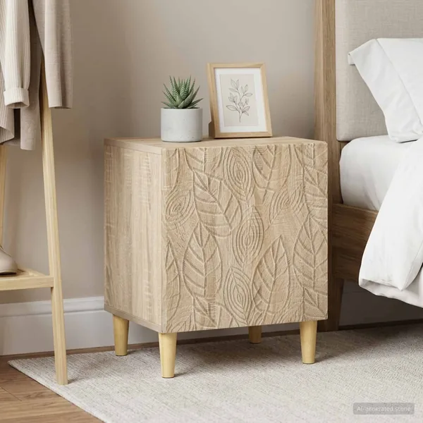 Table de chevet 2 pcs Chêne Sonoma 43 x 34,5 x 50 cm