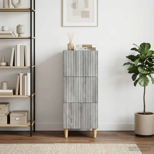 Armoire à tiroirs Sonoma gris 33 x 34,5 x 90 cm