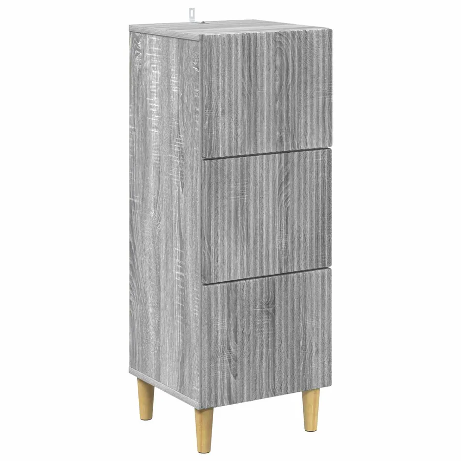 Armoire à tiroirs Sonoma gris 33 x 34,5 x 90 cm - 2