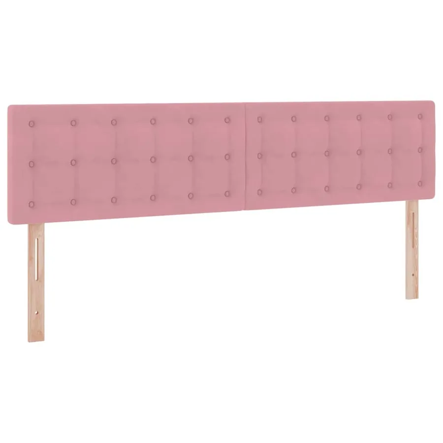 Lit de Rangement avec matelas avec tête de lit Rose 90 x 200 cm - 9