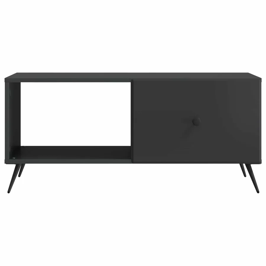 Table basse Noir 90 x 50 x 40 cm Bois d'ingénierie - 5