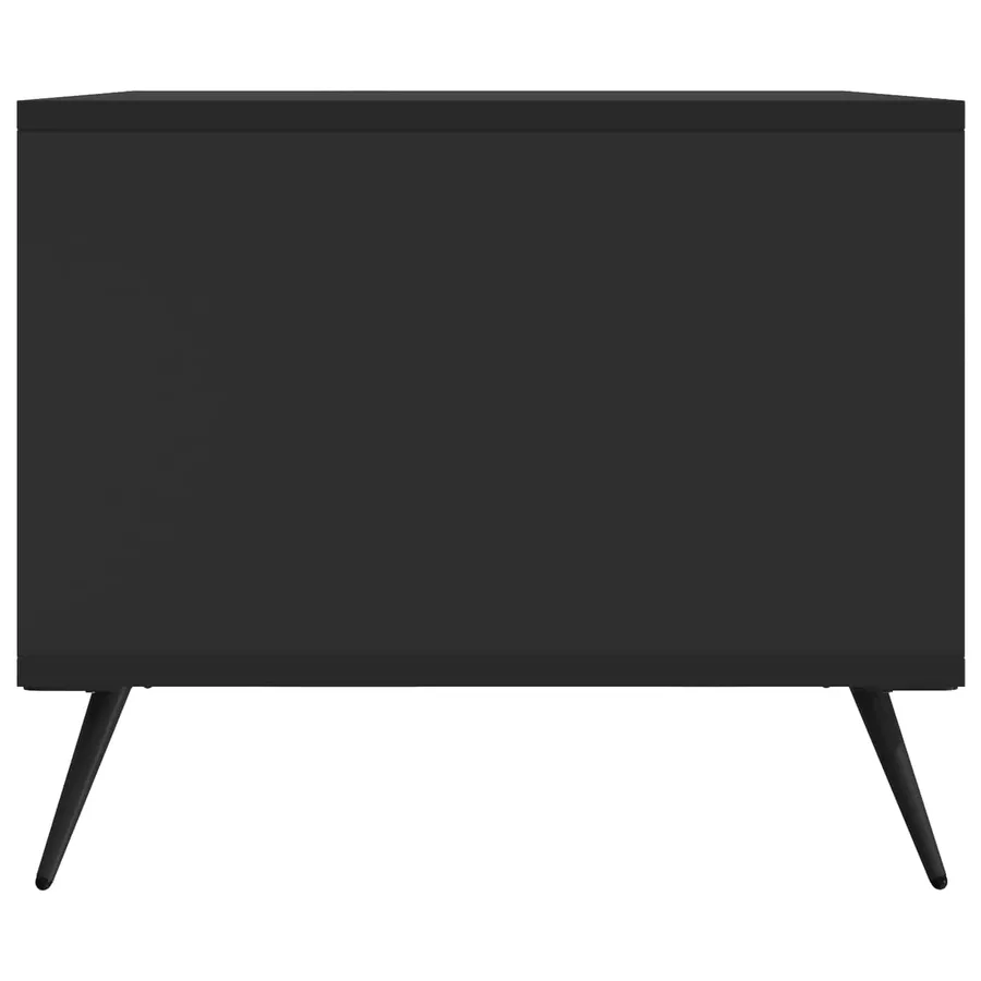 Table basse Noir 90 x 50 x 40 cm Bois d'ingénierie - 6