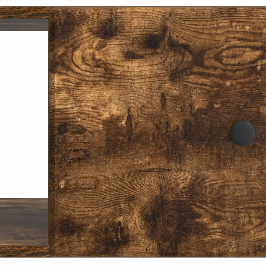 Table basse Chêne fumé 90 x 50 x 40 cm Bois d'ingénierie - 9