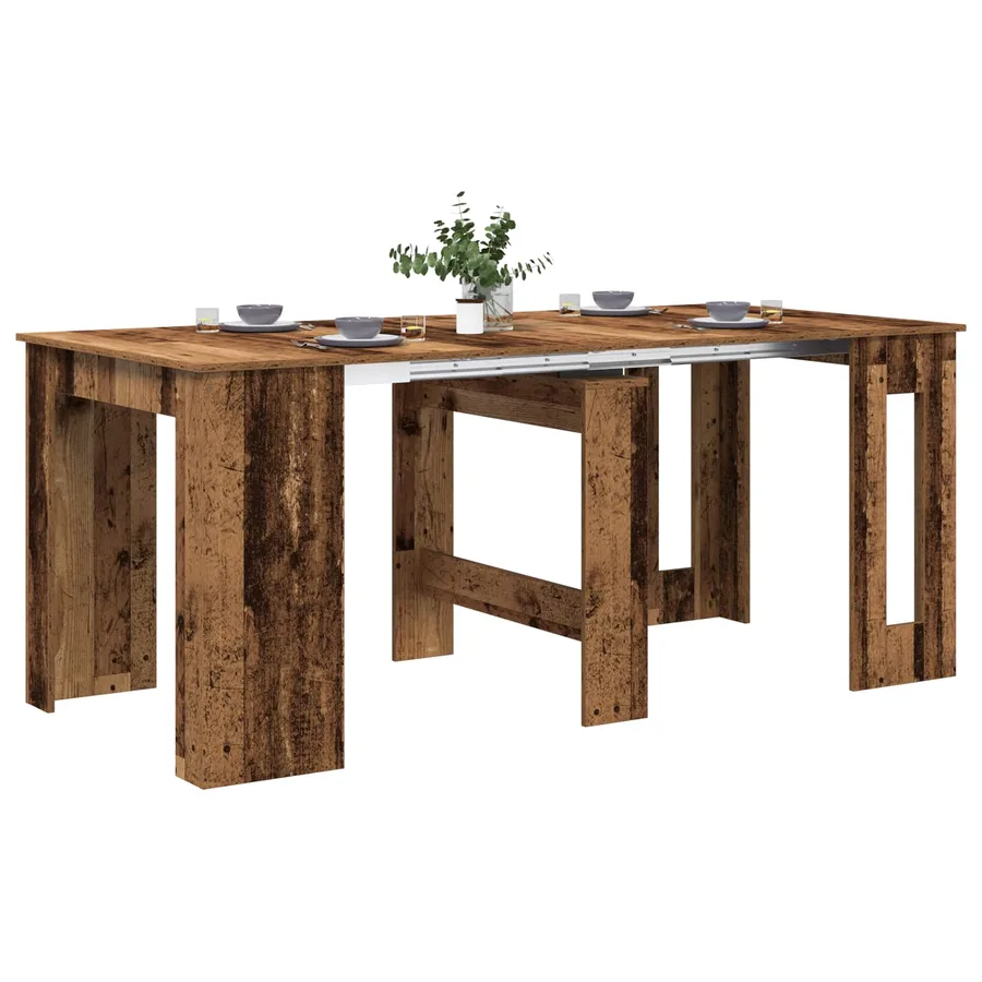 Table à dîner 180 x 85 x 75 cm Bois d'ingénierie Bois ancien - 3
