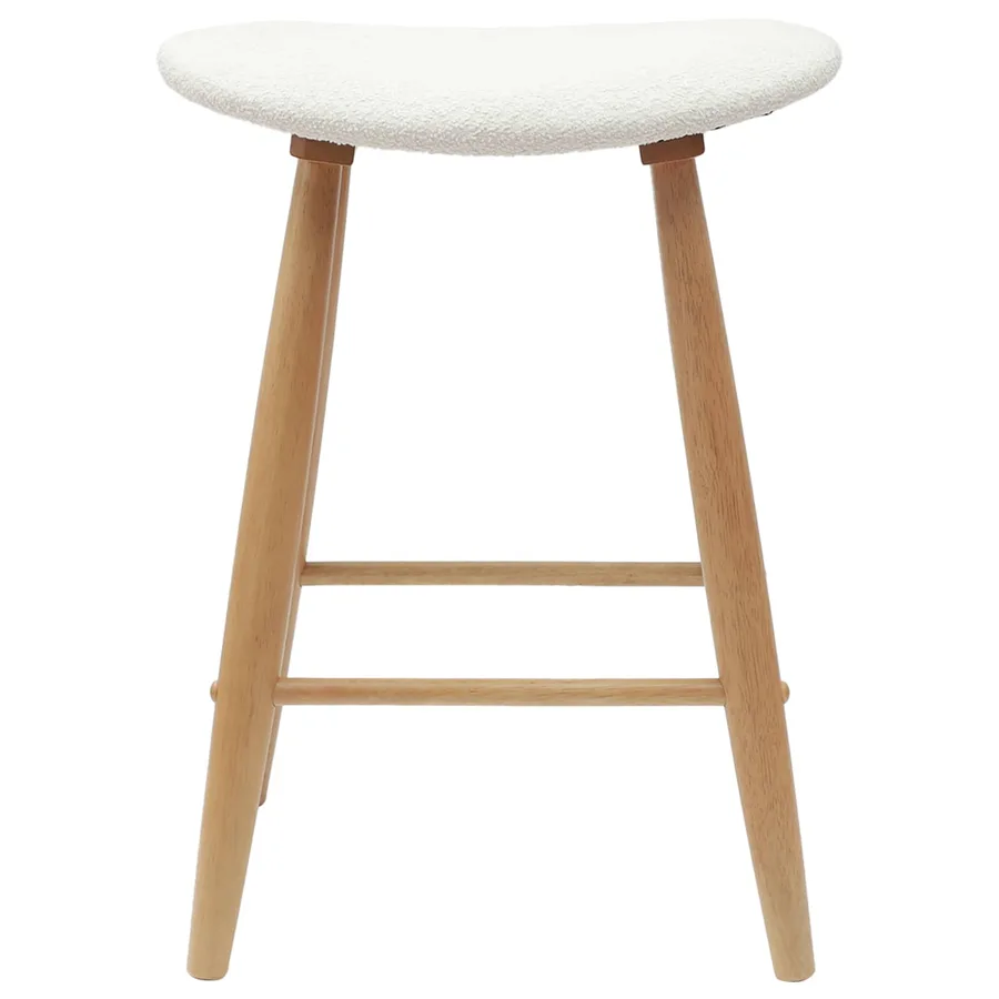 Chaises de salle à manger 2 pcs Naturel 46 x 37 x 63 cm - 5