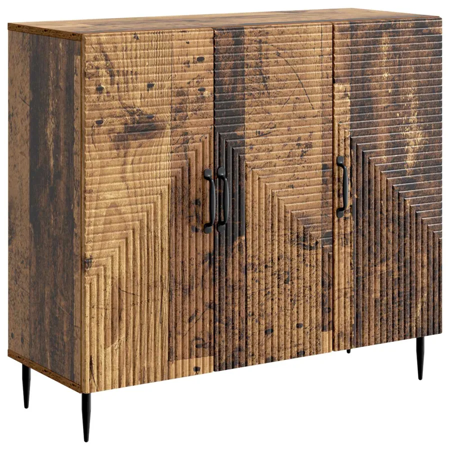 Buffet Bois ancien 89 x 34,5 x 80 cm Bois d'ingénierie - 2