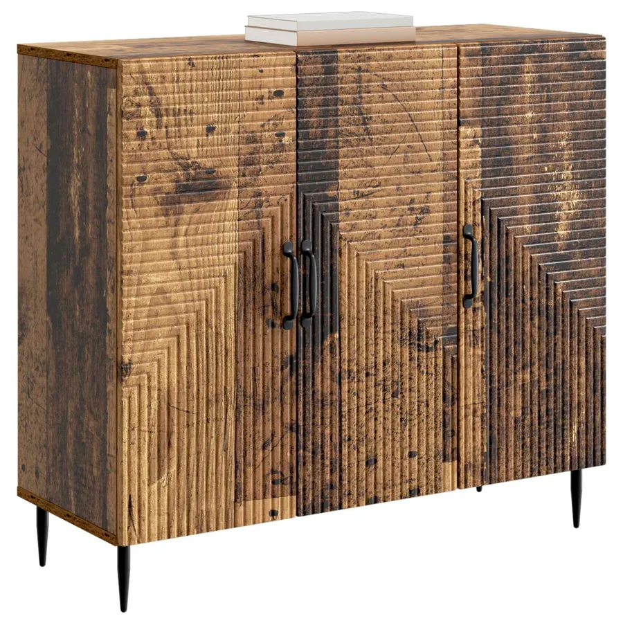 Buffet Bois ancien 89 x 34,5 x 80 cm Bois d'ingénierie - 3