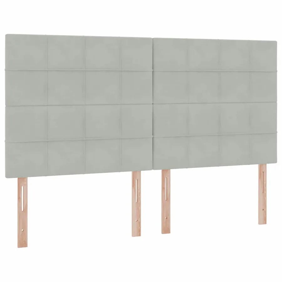 Lit de rangement LED avec matelas Gris clair 180 x 200 cm - 10