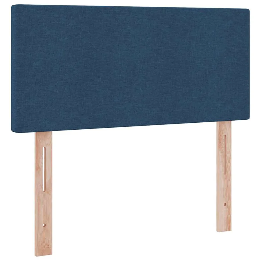 Lit de rangement LED avec matelas Bleu 90 x 190 cm Tissu - 8