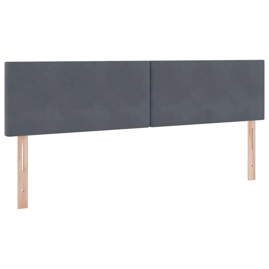Lit de Rangement avec tête de lit Gris foncé 90 x 200 cm - 9