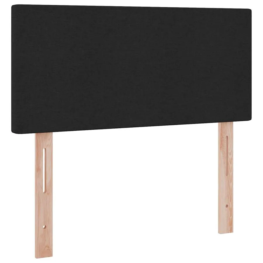 Lit avec rangement et matelas avec matelas Noir 100 x 200 cm - 9
