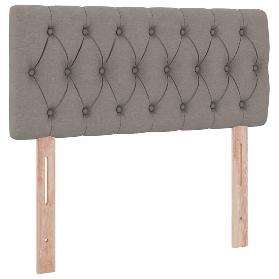 Lit avec rangement et matelas avec stockage Taupe 90 x 200 cm - 9