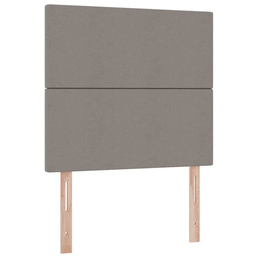 Lit de rangement LED avec matelas Taupe 90 x 200 cm Tissu - 8