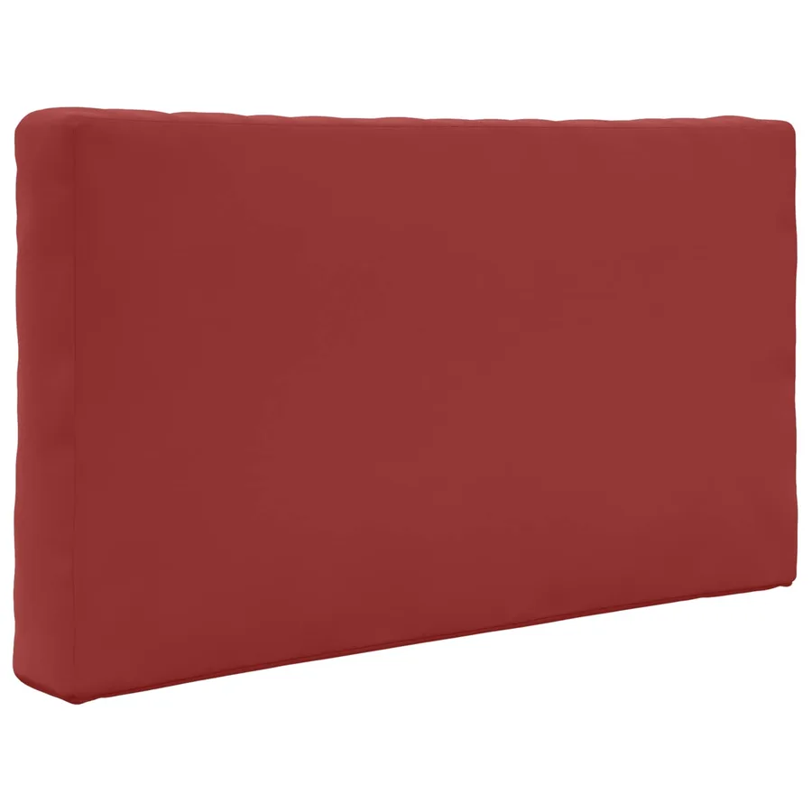 Coussin de canapé d'extérieur 2 pcs Bordeaux Polyester - 5