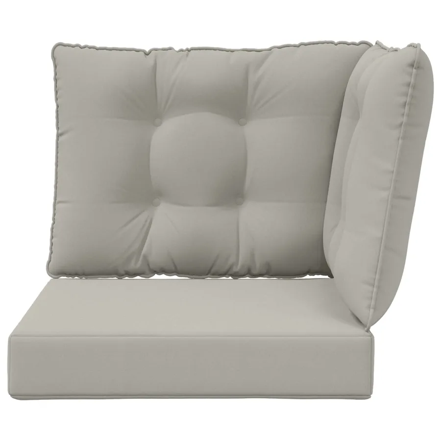 Coussin de canapé d'extérieur Polyester Gris 60 x 40 x 10 cm - 6