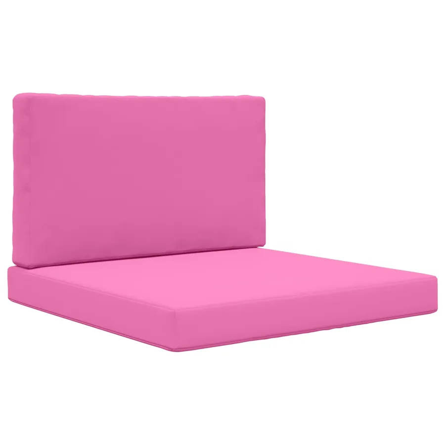 Coussin de canapé d'extérieur 2 pcs Rose Polyester - 2