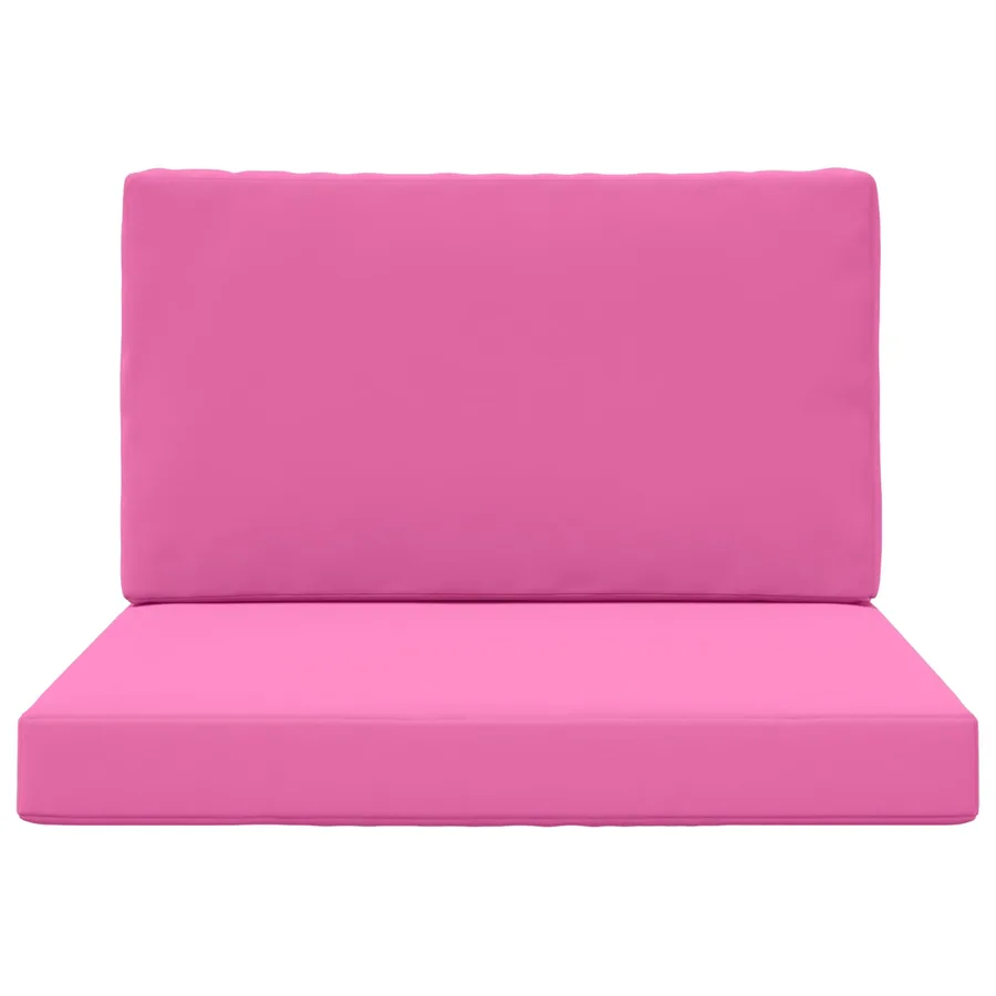 Coussin de canapé d'extérieur 2 pcs Rose Polyester - 6