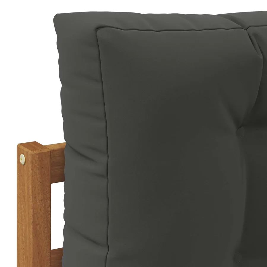 Ensemble de canapés d'extérieur Naturel et Anthracite - 5