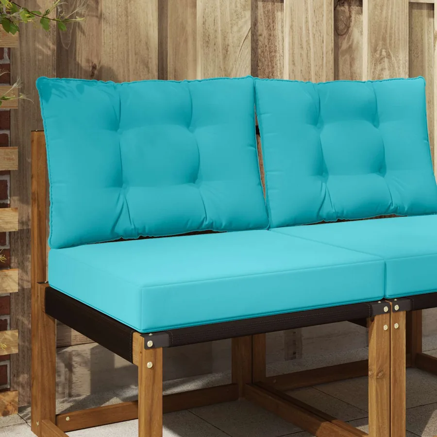 Coussin de canapé d'extérieur Polyester Turquoise
