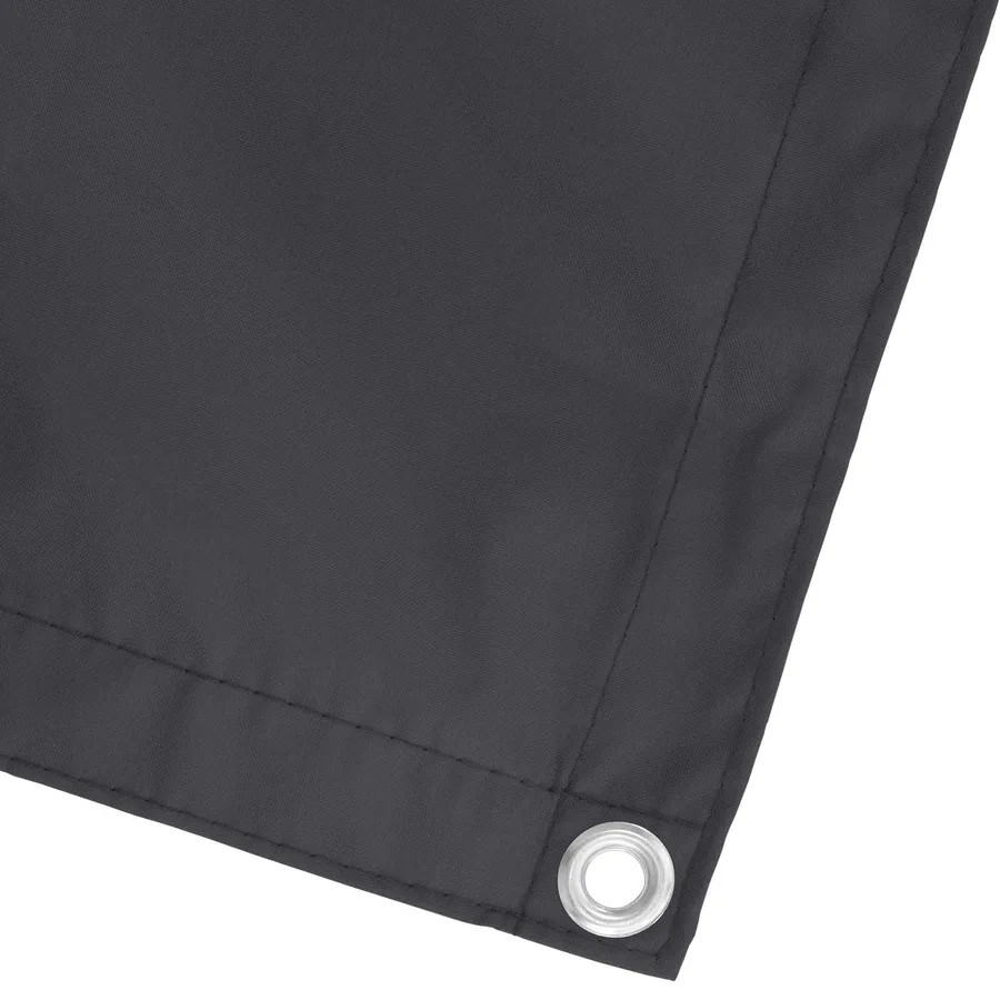 Écran de balcon Noir 120 x 200 cm Oxford alu enduit de PU - 3