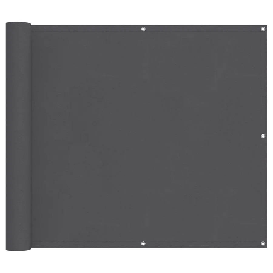 Écran de balcon Anthracite 100 x 200 cm Tissu Oxford - 2