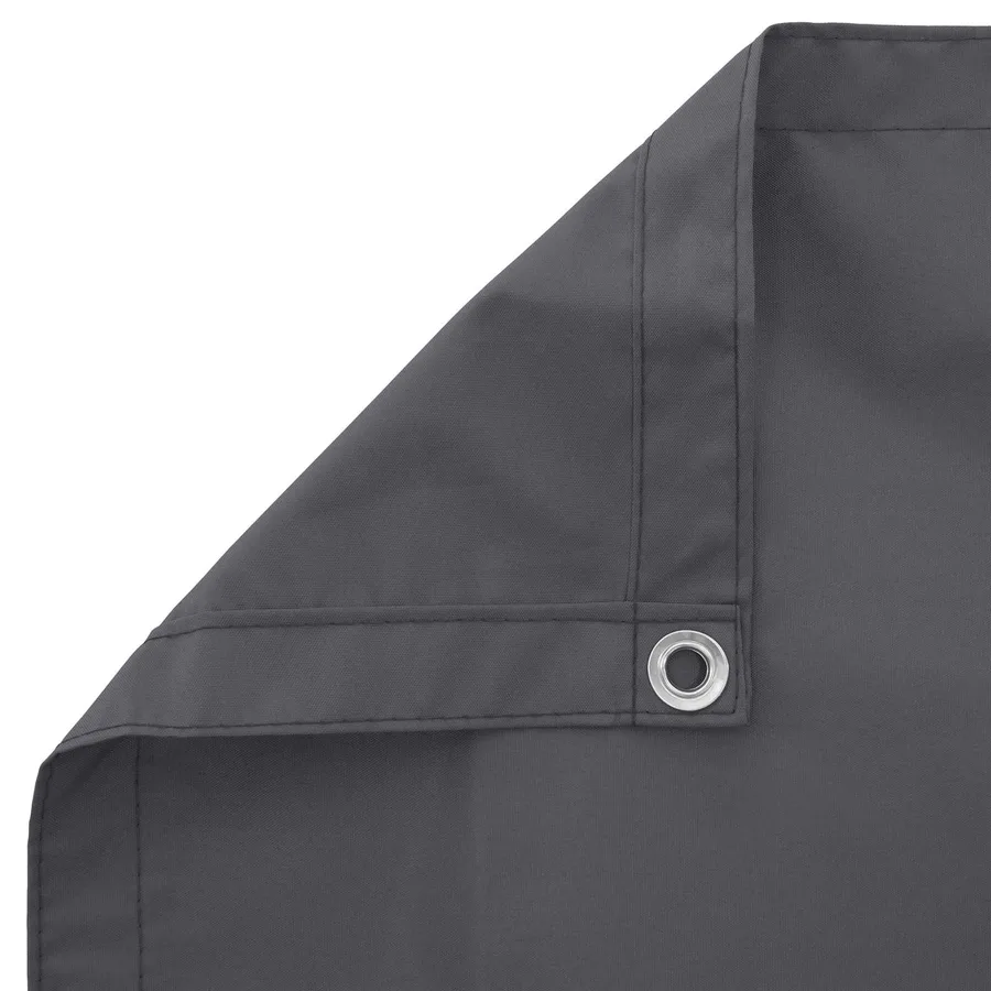 Écran de balcon Anthracite 100 x 200 cm Tissu Oxford - 4