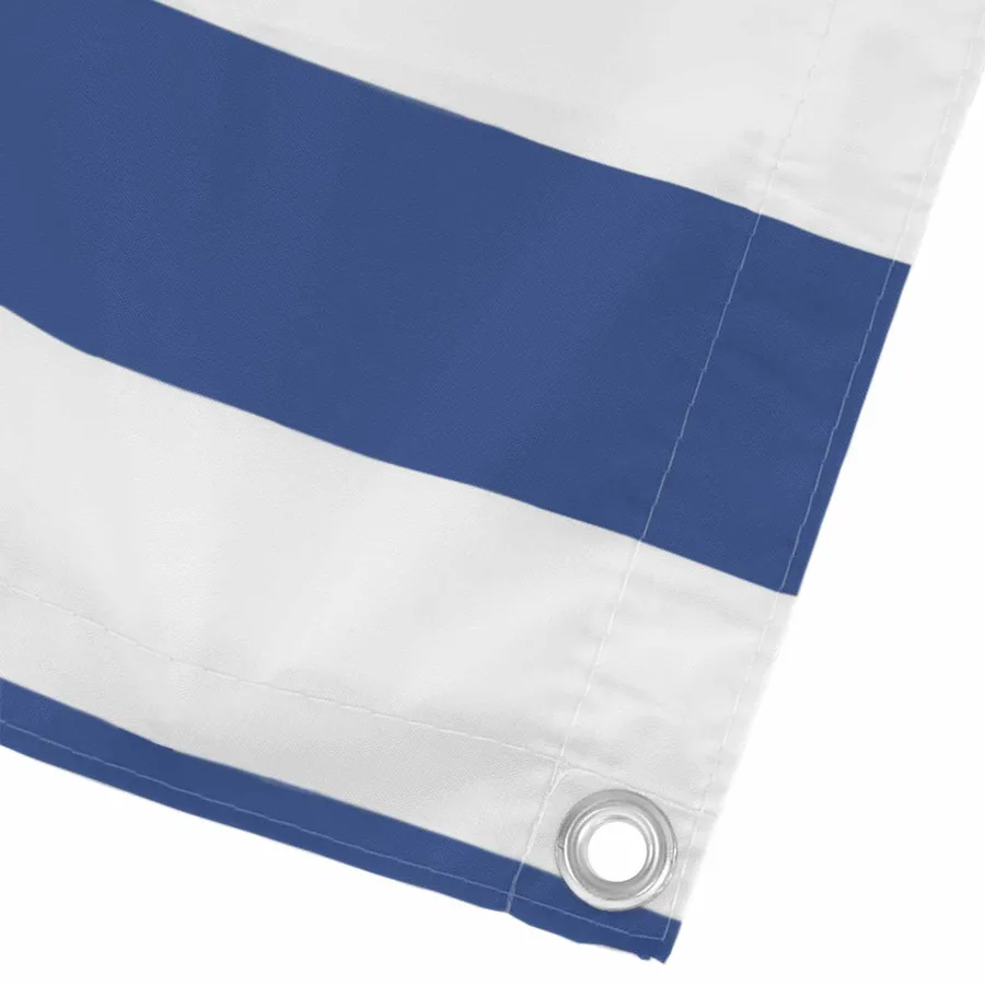 Écran de balcon Bleu et Blanc 100 x 1000 cm Tissu Oxford - 4