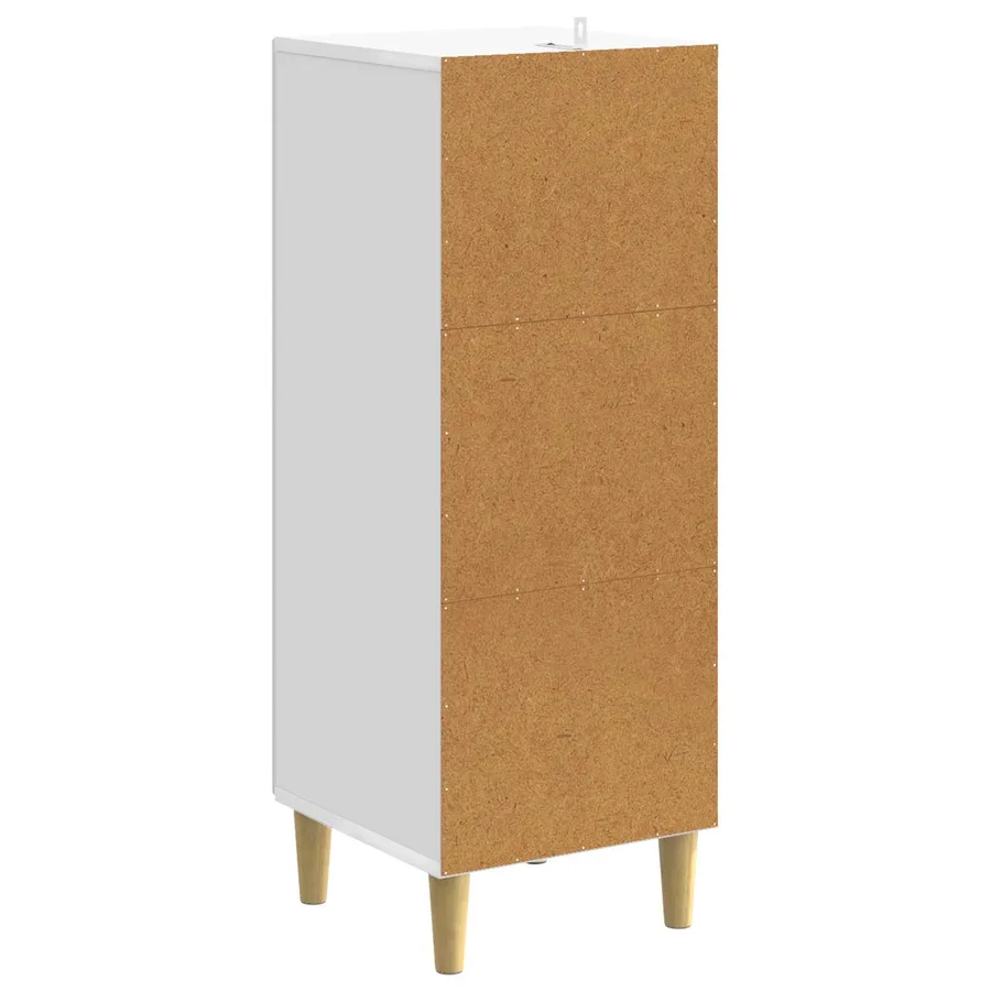 Armoire à tiroirs Blanc brillant 33 x 34,5 x 90 cm - 7