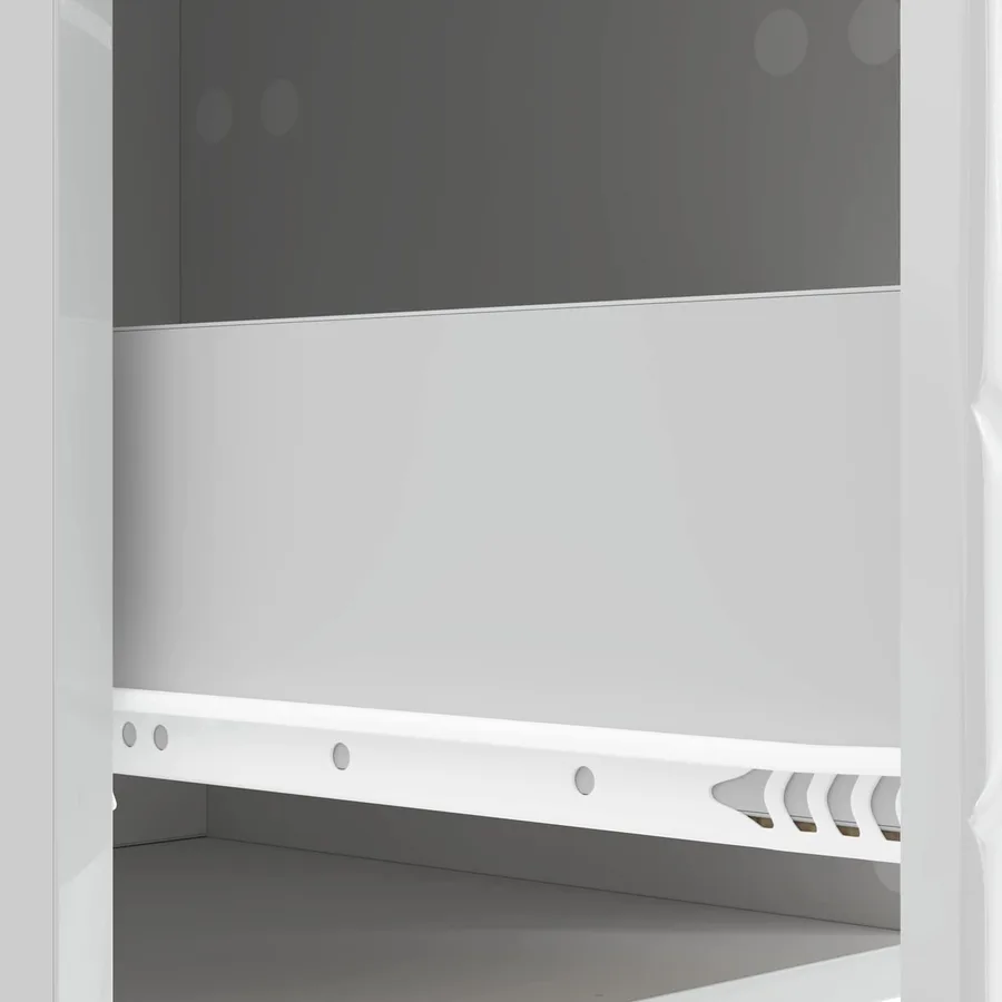 Armoire à tiroirs Blanc brillant 33 x 34,5 x 90 cm - 9