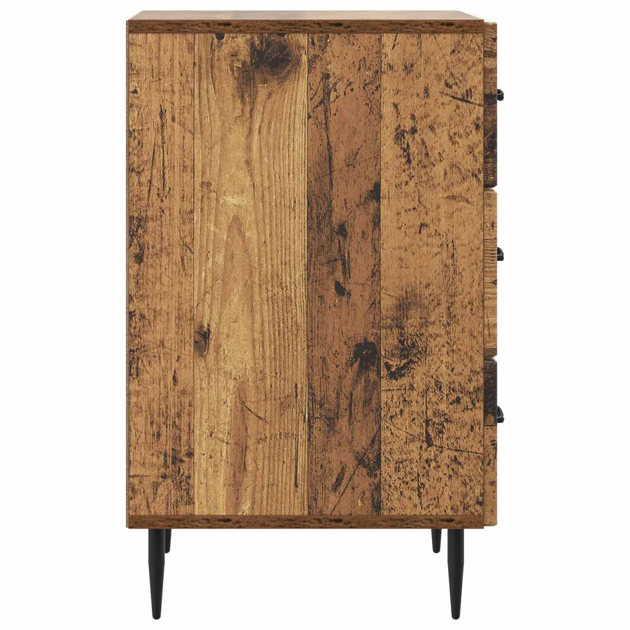 Cabinet de chevet avec tiroir Bois ancien 43 x 41 x 66,5 cm - 6