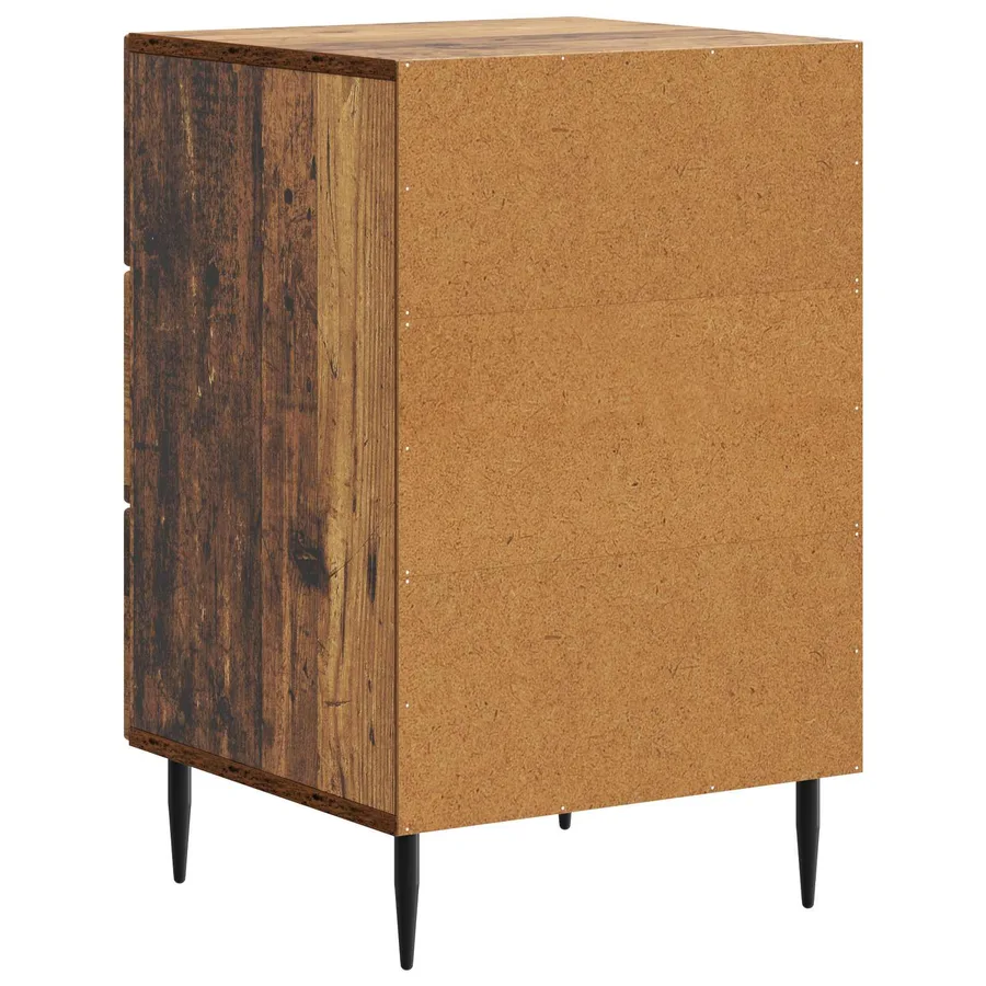 Cabinet de chevet avec tiroir Bois ancien 43 x 41 x 66,5 cm - 7