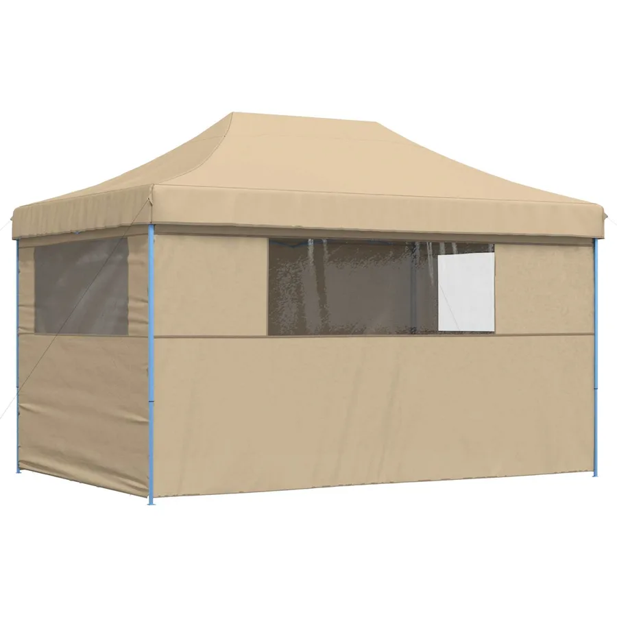 Tente de fête Beige 292 x 440 x 315 cm Tissu Oxford - 7