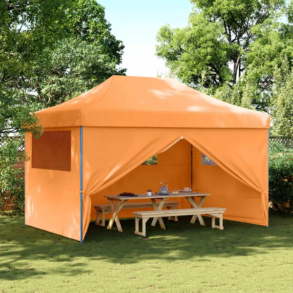 Tente de fête Orange 292 x 440 x 315 cm Tissu Oxford