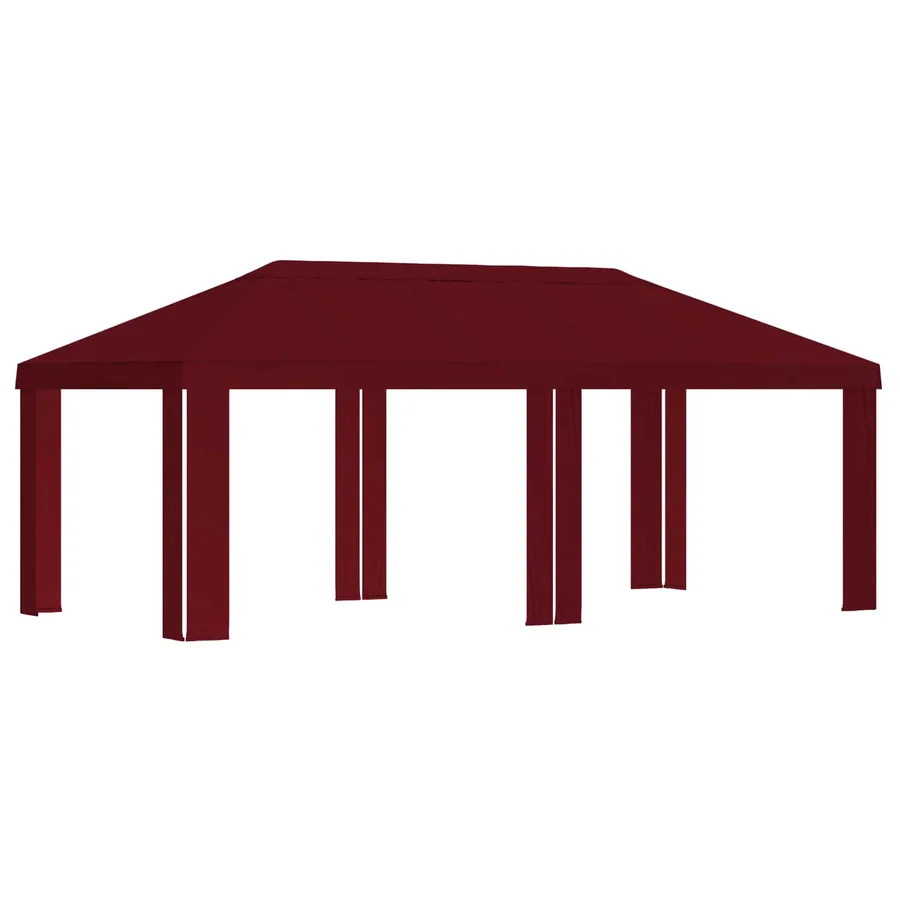 Housse de Gazebo 6 x 3 m Bordeaux Polyester 190 gsm - 2