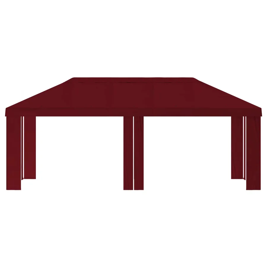 Housse de Gazebo 6 x 3 m Bordeaux Polyester 190 gsm - 3