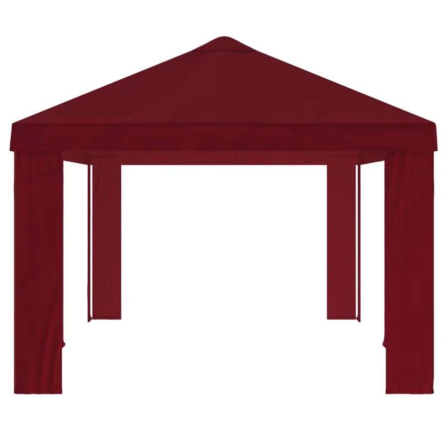 Housse de Gazebo 6 x 3 m Bordeaux Polyester 190 gsm - 4